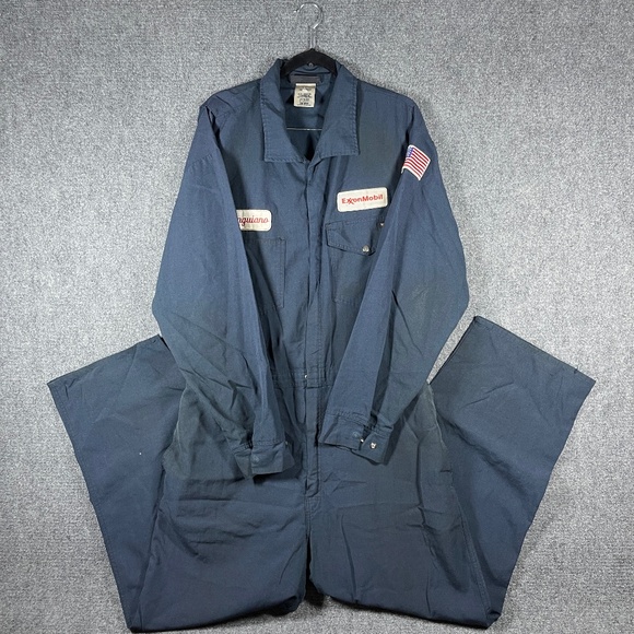 Workrite FR Nomex Coveralls Navy Blue Size 54-R 2XL #1294 - Picture 1 of 10